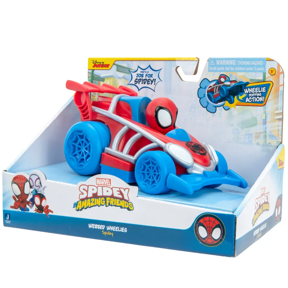 Spidey Veicolo Con Retrocarica Da 15 Cm Con Personaggio Non Removibile