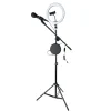 Stage Microphone And Ring Light