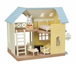 Sylvanian Families Case Personaggi Collezzionabili Cottage Blu Gift Set