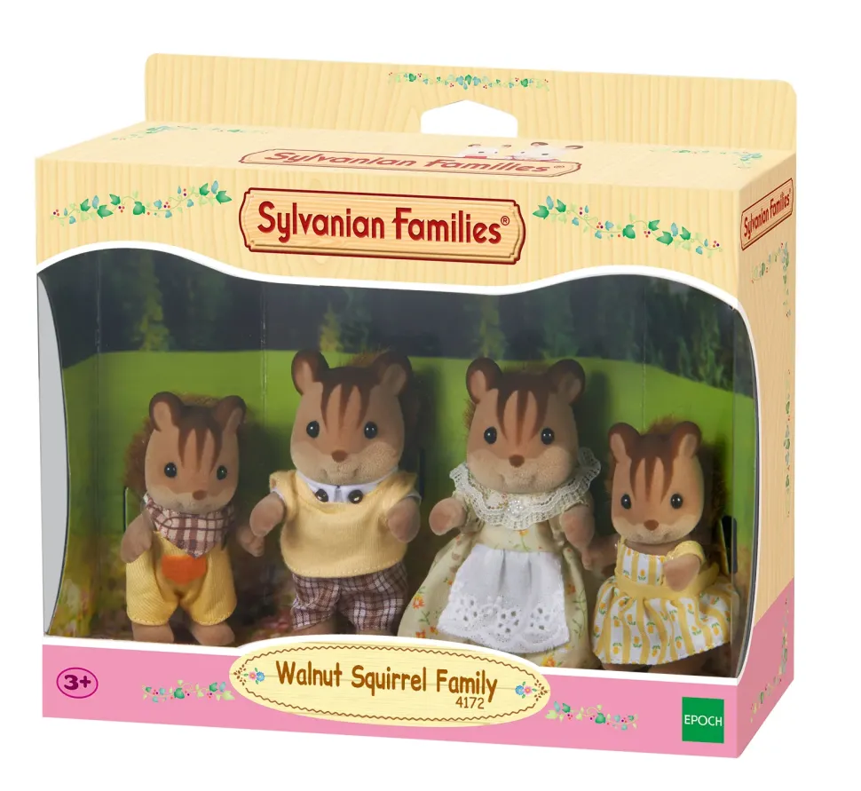 Sylvanian Families Famiglia Scoiattoli Nocciola