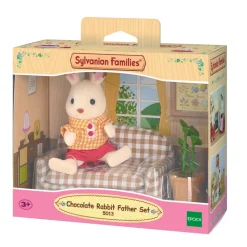 Sylvanian Families Papa Coniglio Cioccolato E Divano