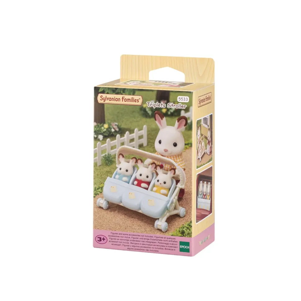 Sylvanian Families Passeggino Per Trigemini