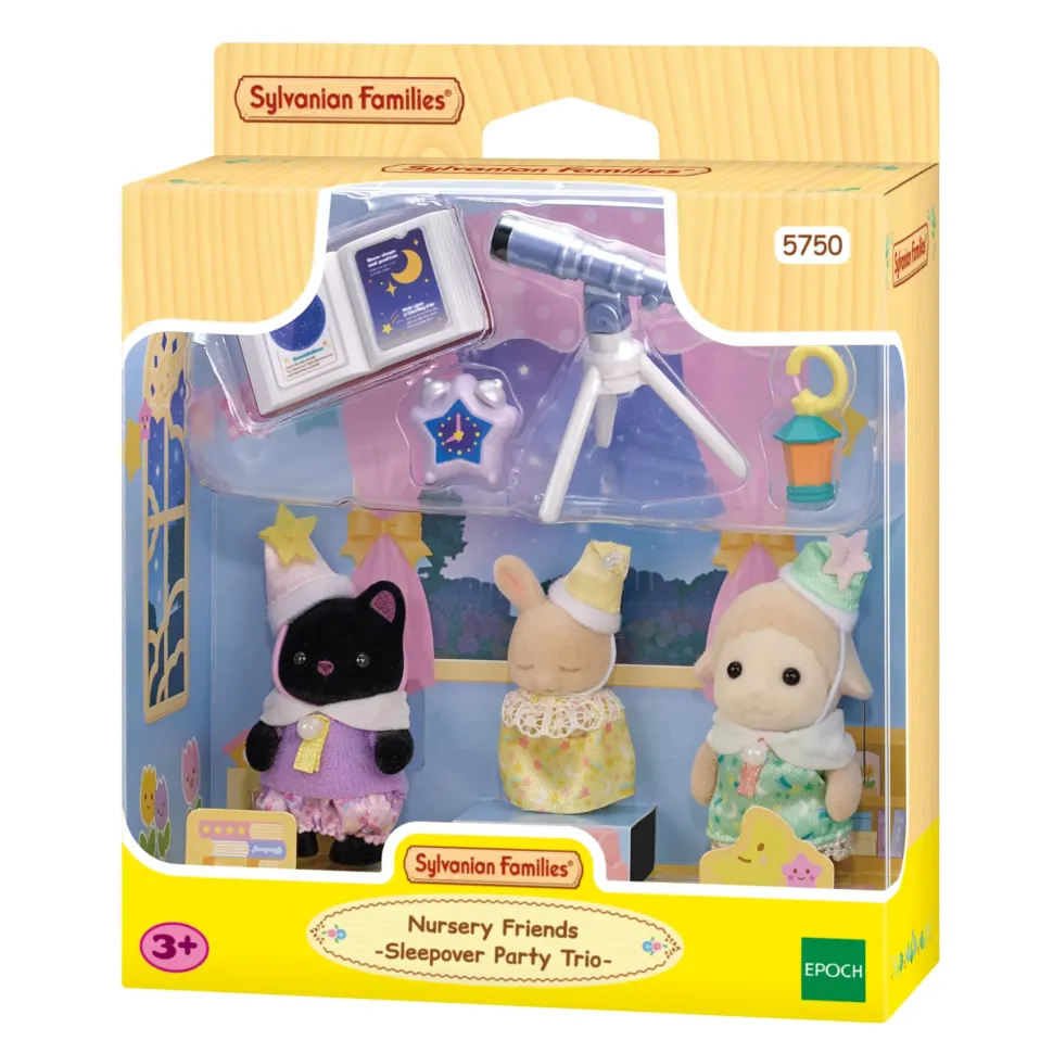 Sylvanian Families Personaggi Collezionabili Amici Dell'Asilo Trio Pigiama Party