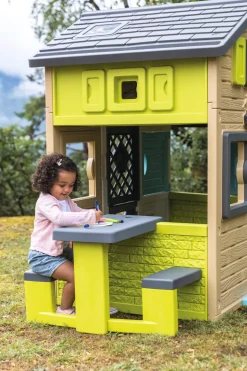 Tavolo Da Pic Nic Compatibile Con Le Casette Smoby Per Aumentare Il Divertimento