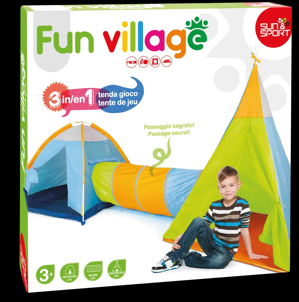 Tenda Villaggio Indiano 3 In 1