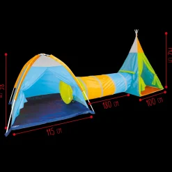 Tenda Villaggio Indiano 3 In 1