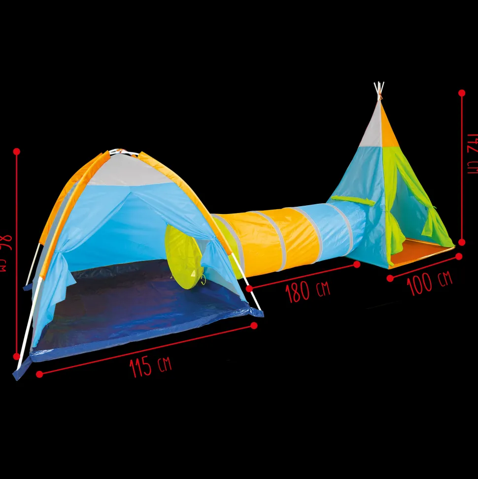 Tenda Villaggio Indiano 3 In 1