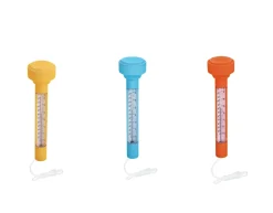 Termometro Galleggiante Con Cordicella 3 Colori Display 12 Pezzi Assortiti