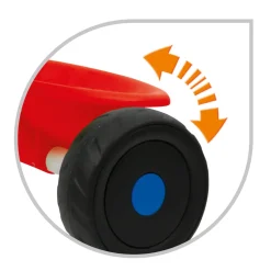 Triciclo Regolabile Con Ruote Libere E Maniglione Per Bambini Dai 10 Mesi | Cestino Inclinabile, Capote Parasole E Massimo Di 20Kg