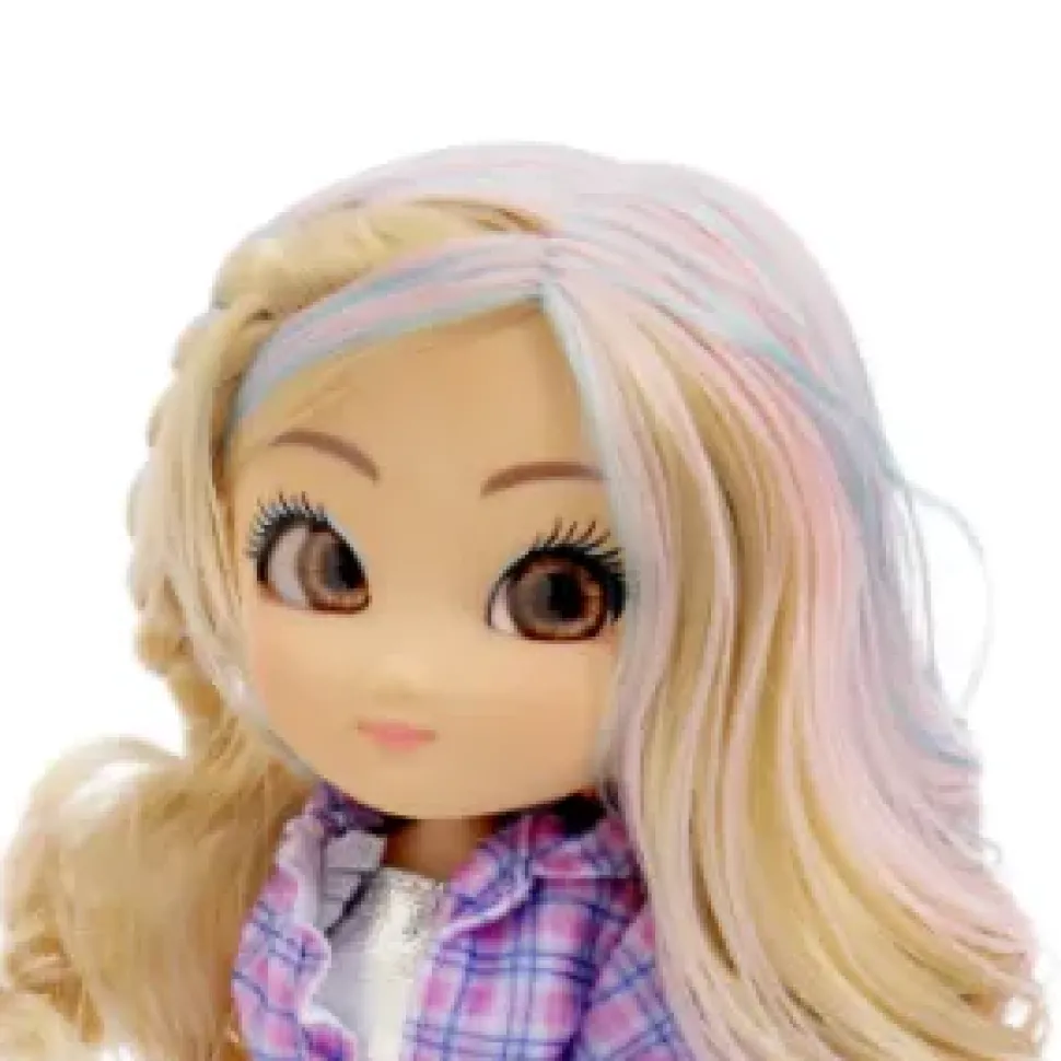 Unique Eyes Bambola Articolata 25Cm, Con Occhi Grandi Magici E Profondi, Segue Il Tuo Sguardo, Rebecca Fashion Doll Cantante Estroversa