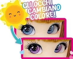 Unique Eyes Bambola Articolata 25 Cm, Con Occhi Grandi Magici E Profondi, Segue Il Tuo Sguardo, Amy Fashion Doll