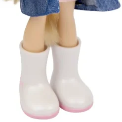 Unique Eyes Bambola Articolata 25Cm, Con Occhi Grandi Magici E Profondi, Segue Il Tuo Sguardo, Amy Fashion Doll Ginnasta Elegante