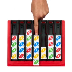 Uno Quattro, Posiziona Quattro Tessere E Abbina Colore E Numero