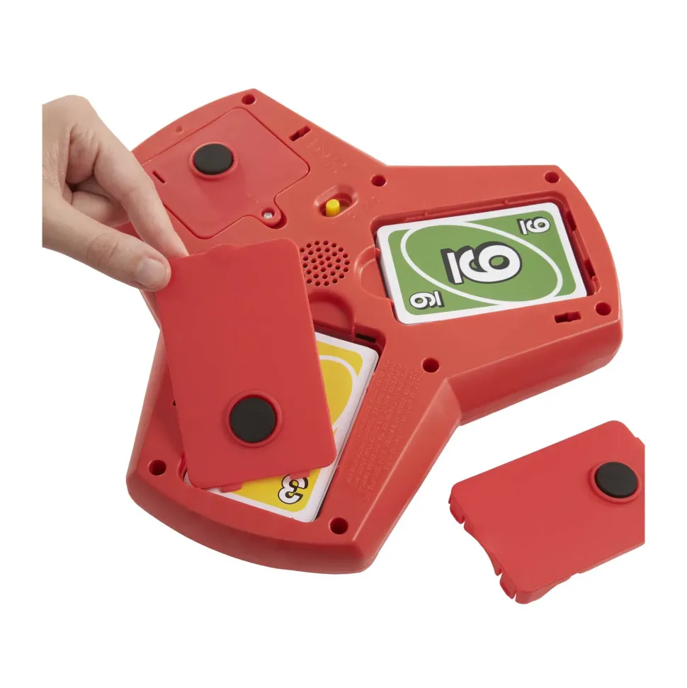 Uno Triple Play, Con Porta-Carte Con Luci E Suoni E 112 Carte, Per Ragazzi, Adulti E Bambini 7+ Anni