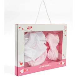 Vestito Bebe Reborn 45 Cm Con Chiusura A Portafoglio E Ricamo