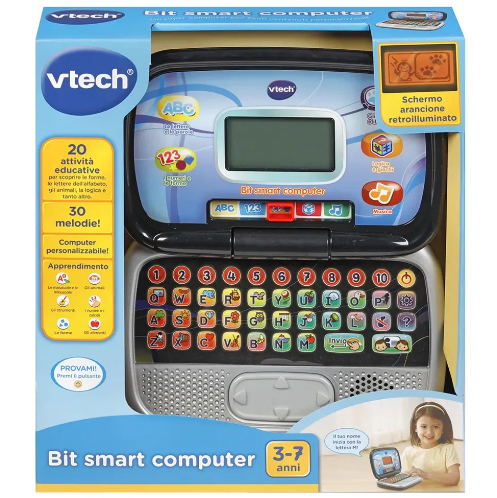 Vtech Bit Smart Computer Il Primo Computer Interattivo Parlante E Musicale Per Bambini