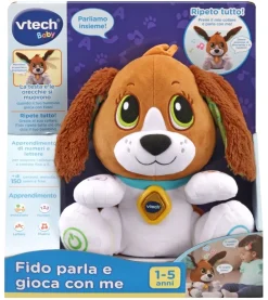 Vtech Fido, Parla E Gioca Con Me! Un Simpatico Cagnolino Ripete Tutto E Muove Le Orecchie!