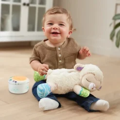 Vtech Luce, Ninna Nanna Parlante 3 In 1, Un'Adorabile Pecorella Per Illuminare Le Notti Del Tuo Bambino