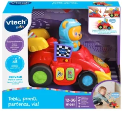 Vtech Tobia, Pronti, Partenza, Via, Simpatico Orsetto Campione Di Velocita!