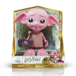 Wizarding World Harry Potter, Elfo Interattivo Di Dobby, Con Calzino, Oltre 30 Suoni E Frasi, Alto 21,6 Cm, Giocattoli Per Bambini Dai 6 Anni In Su