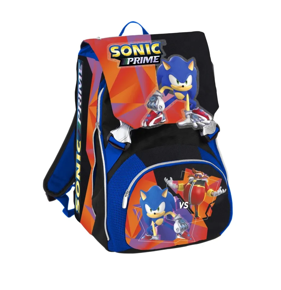 Zaino Sdoppiabile Big Sonic Prime Con Tasca Frontale